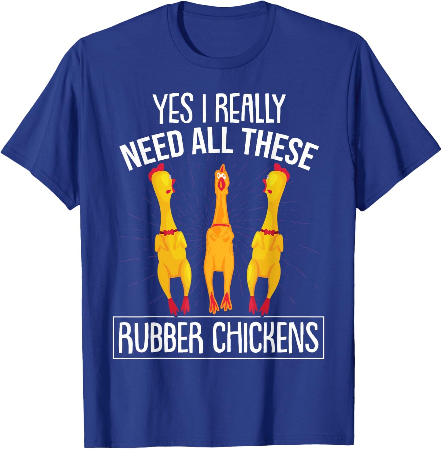 Rubber Chicken T-Shirt - T-Shirt | Royal