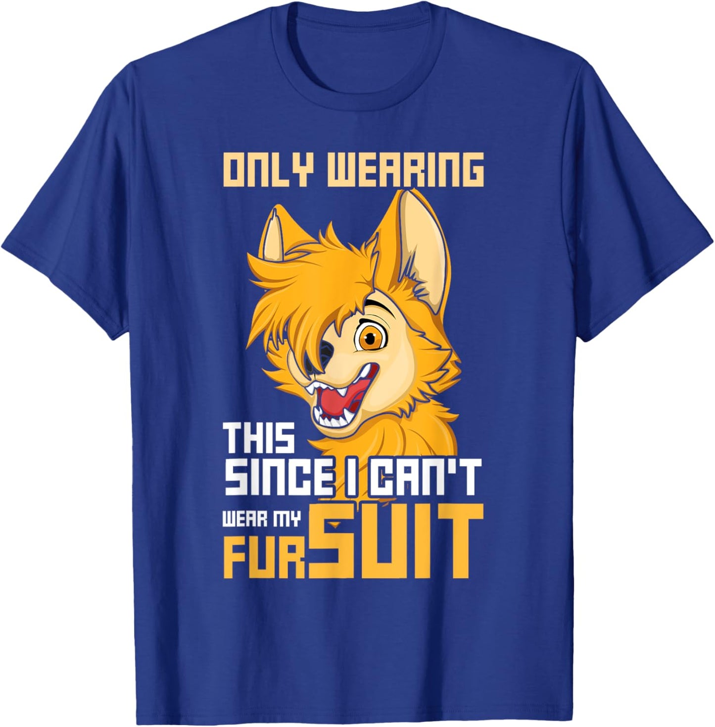 Kawaii Fox Proud Furry Tail Ear Furry Person Fursuit Cosplay T-Shirt - T-Shirt | Royal