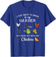 Work in my garden hangout with my chickens funny gardening T-Shirt - T-Shirt | Royal