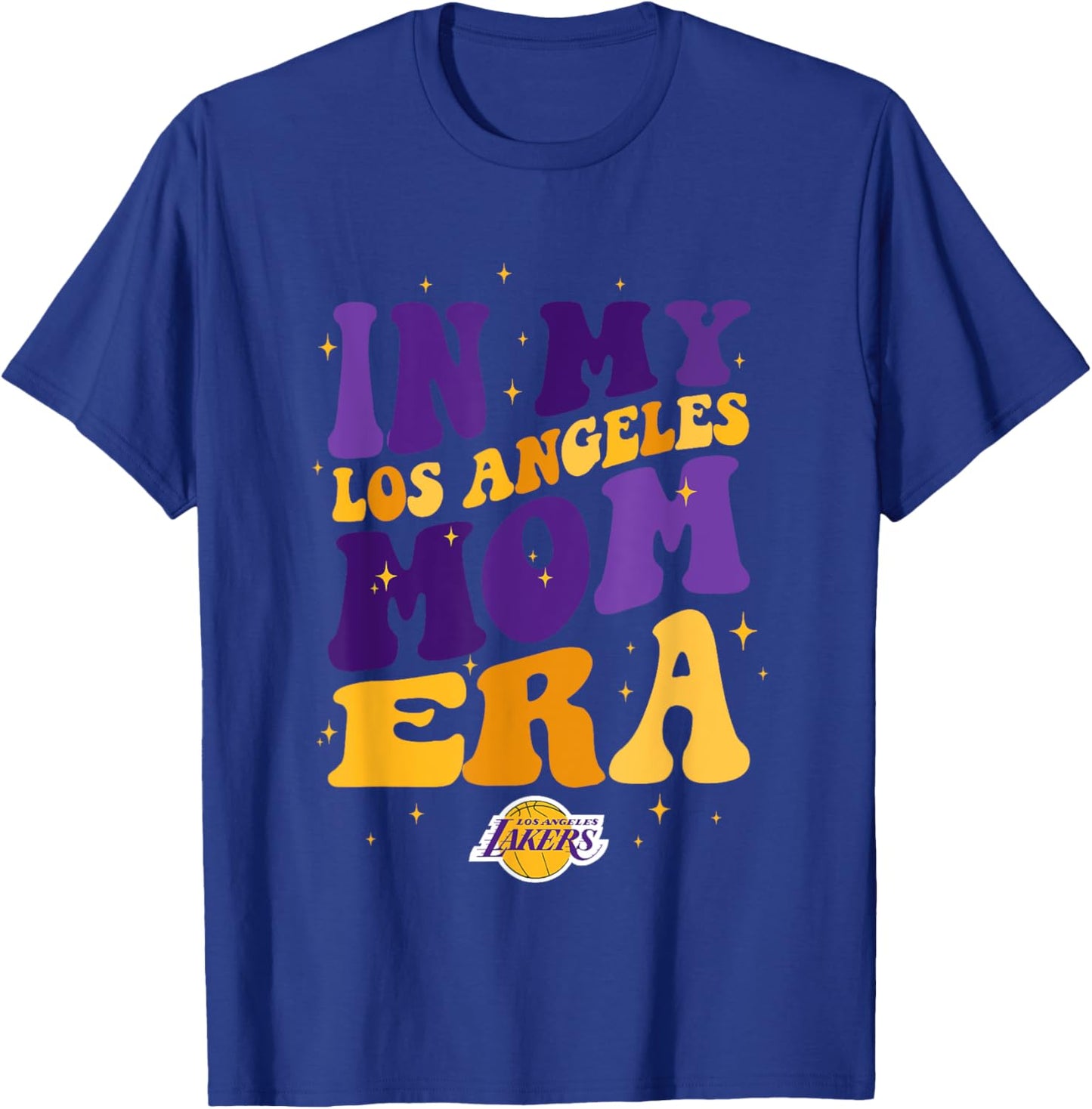 NBA Los Angeles Lakers In My Los Angeles Mom Era T-Shirt - T-Shirt | Royal