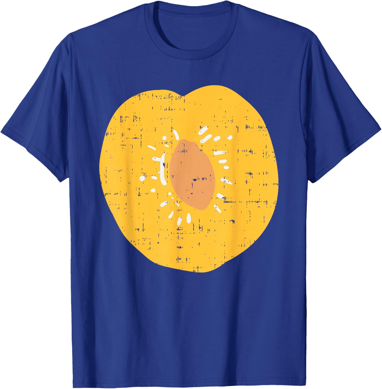 Plum Peach Funny Fruit Lazy DIY Easy Halloween Costume T-Shirt - T-Shirt | Royal