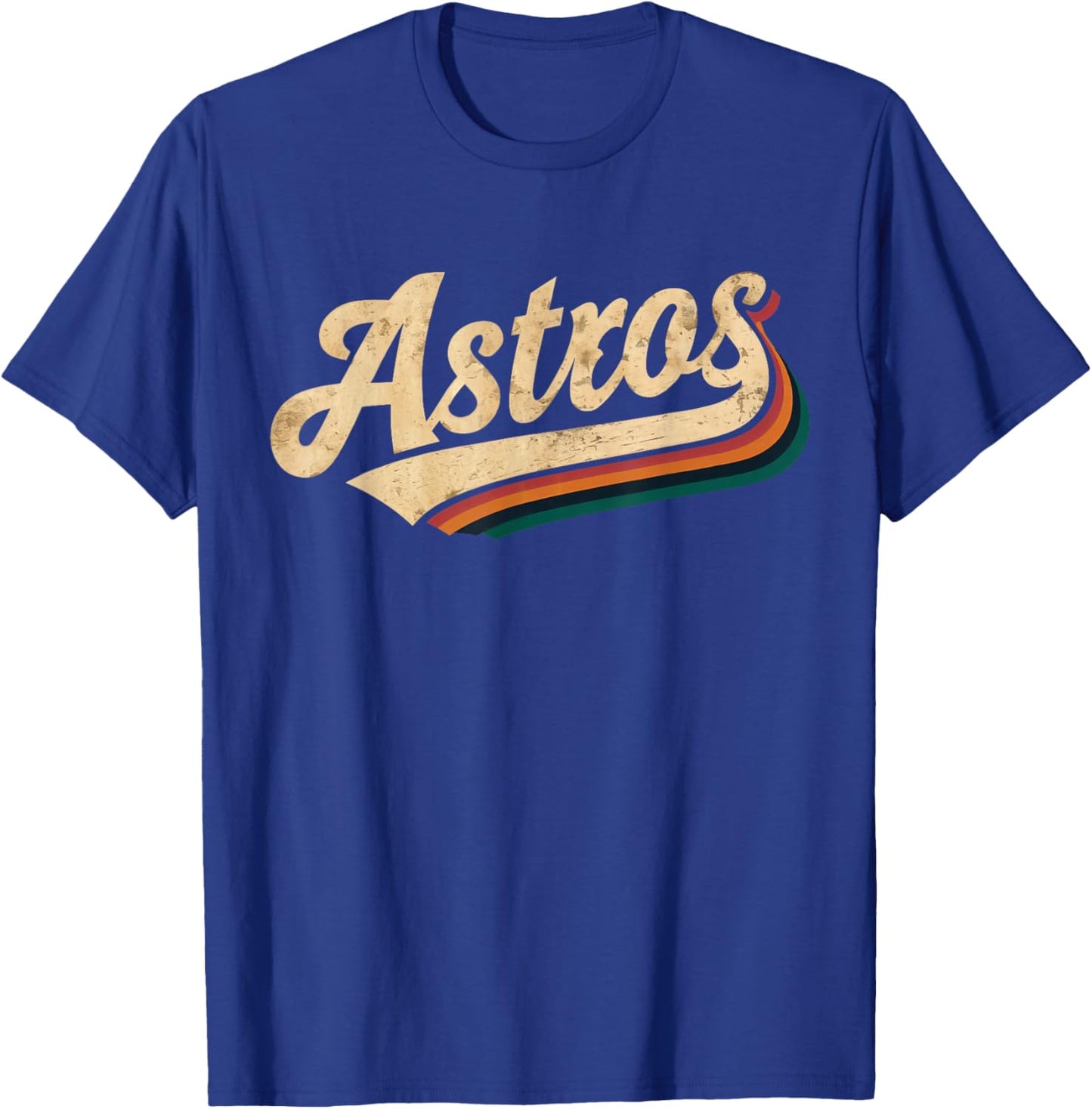 Vintage Astros Name Retro Style 70s 80s T-Shirt - T-Shirt | Royal