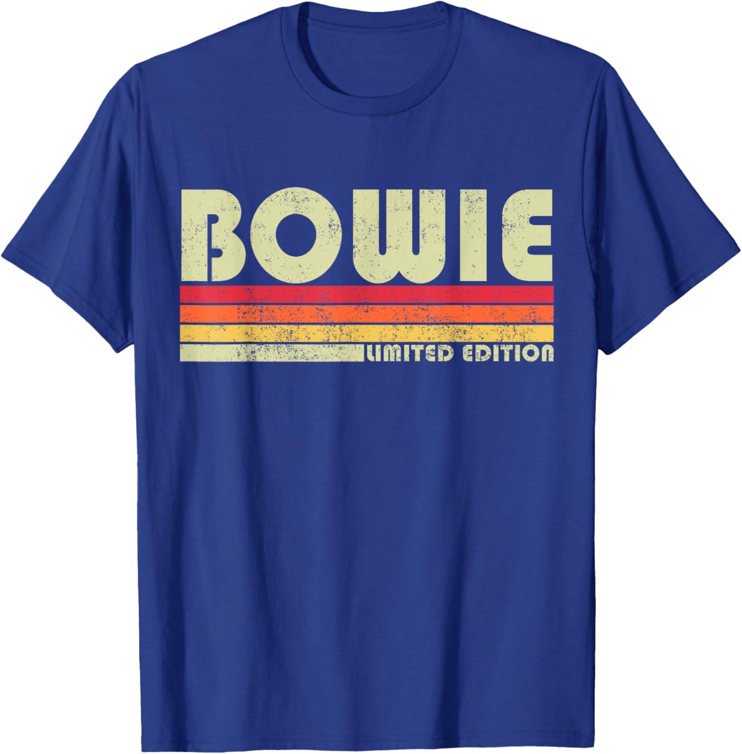 Vintage 1980s Graphic Style Bowie Maryland T-Shirt - T-Shirt | Royal