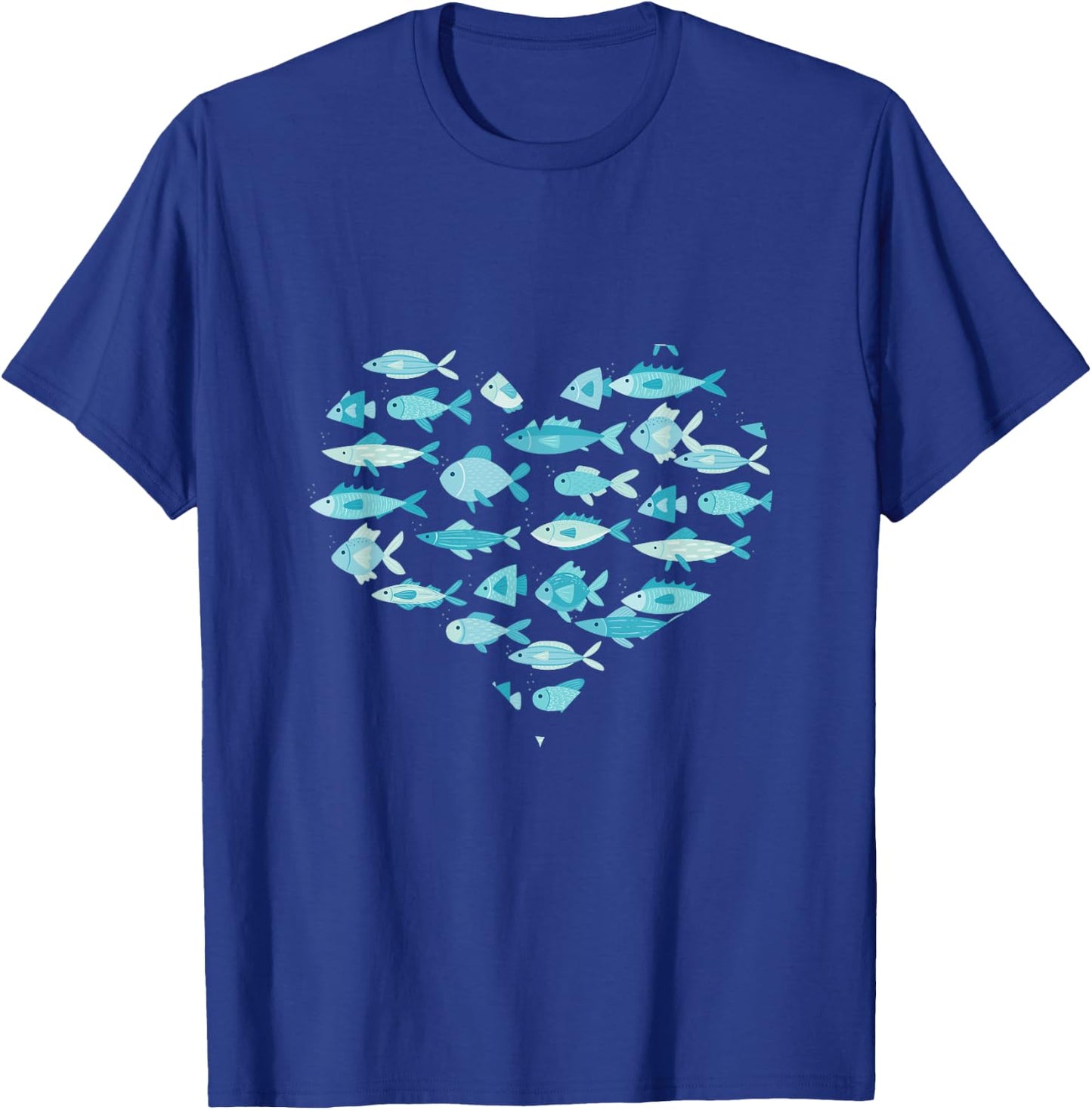 Heart Aquarium Fish Aquarist Aquaristic Aquascaping Gift T-Shirt - T-Shirt | Royal