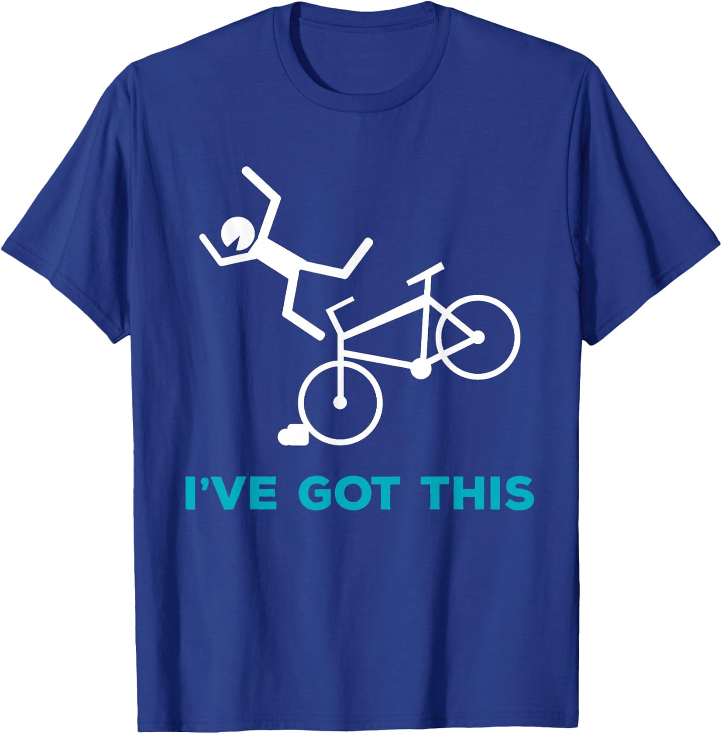I Got This Funny Clumsy Bike Accident Injury get Well Gift T-Shirt - T-Shirt | Royal