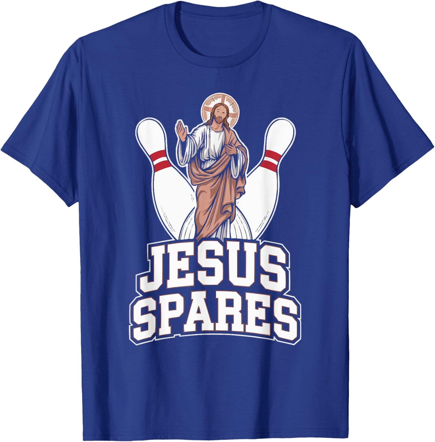 Funny Jesus Christ Religious Christian Believer Christianity T-Shirt - T-Shirt | Royal