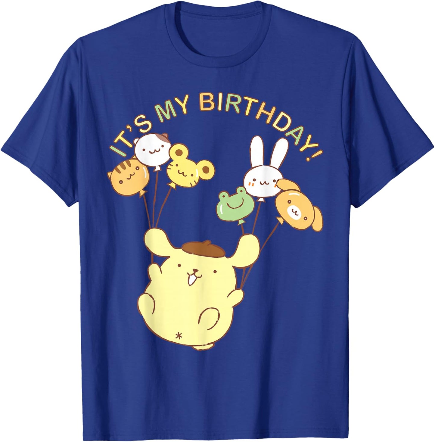 Pompompurin Its My Birthday Small T-Shirt - T-Shirt | Royal