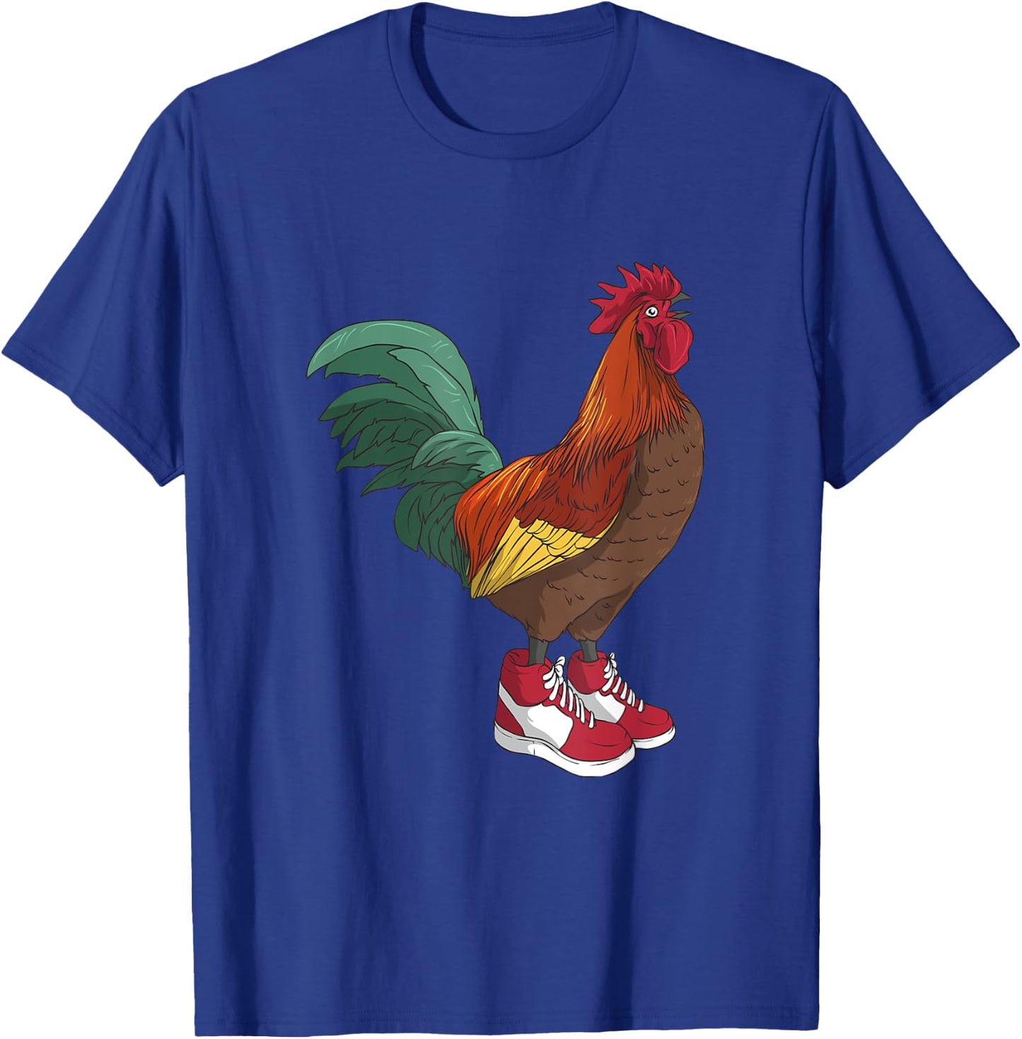 Chicken Wearing Sneakers Dank Meme T-Shirt - T-Shirt | Royal