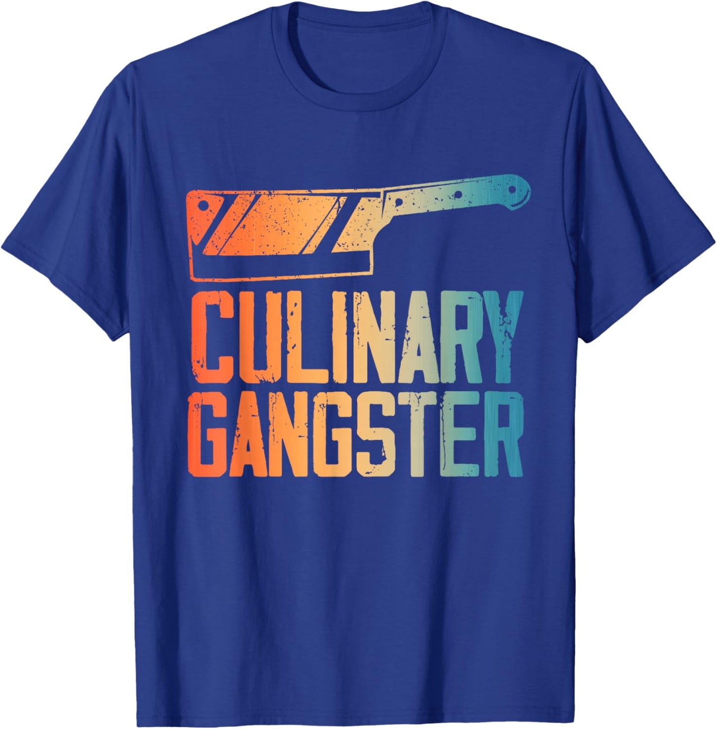 Funny Chef Art Men Women Restaurant Kitchen Food Cooking T-Shirt - T-Shirt | Royal