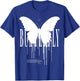 Butterfly Mode Hip Hop Fashion Damen Herren Schmetterling T-Shirt - T-Shirt | Royal