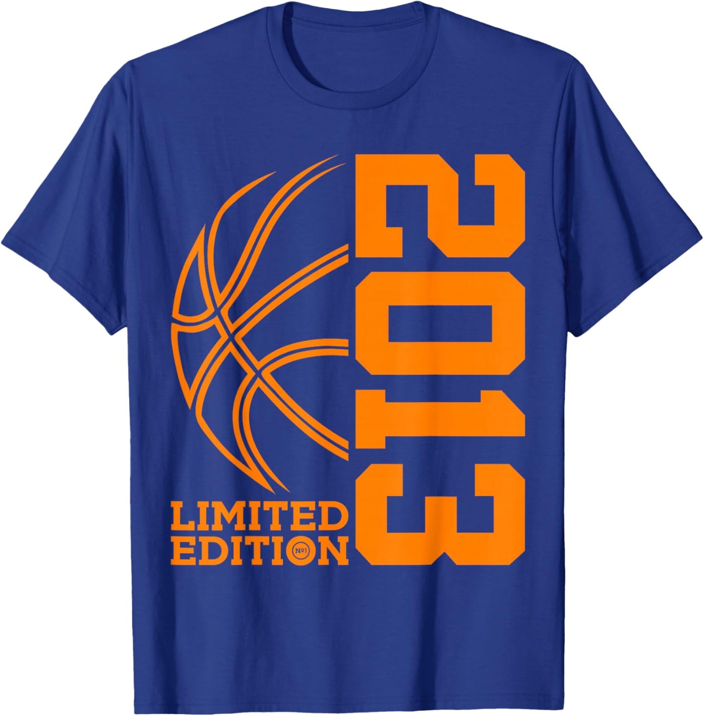 12th Birthday Basketball Limited Edition 2013 T-Shirt - T-Shirt | Royal
