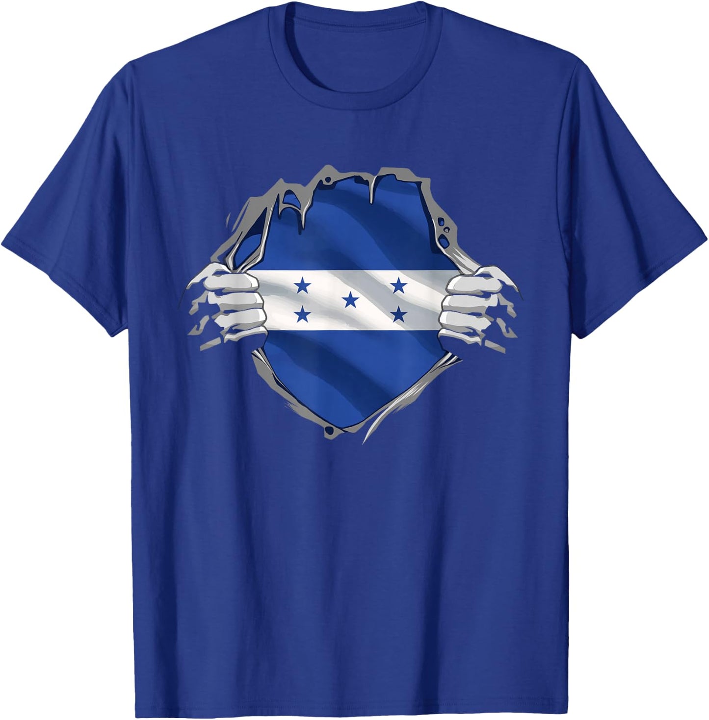 Honduras Shirt Super Honduran Flag Honduras Roots Heritage T-Shirt - T-Shirt | Royal
