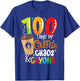 100 Days of Coffee Chaos & Crayons - 100 Days School Teacher Women T-Shirt - T-Shirt | Royal