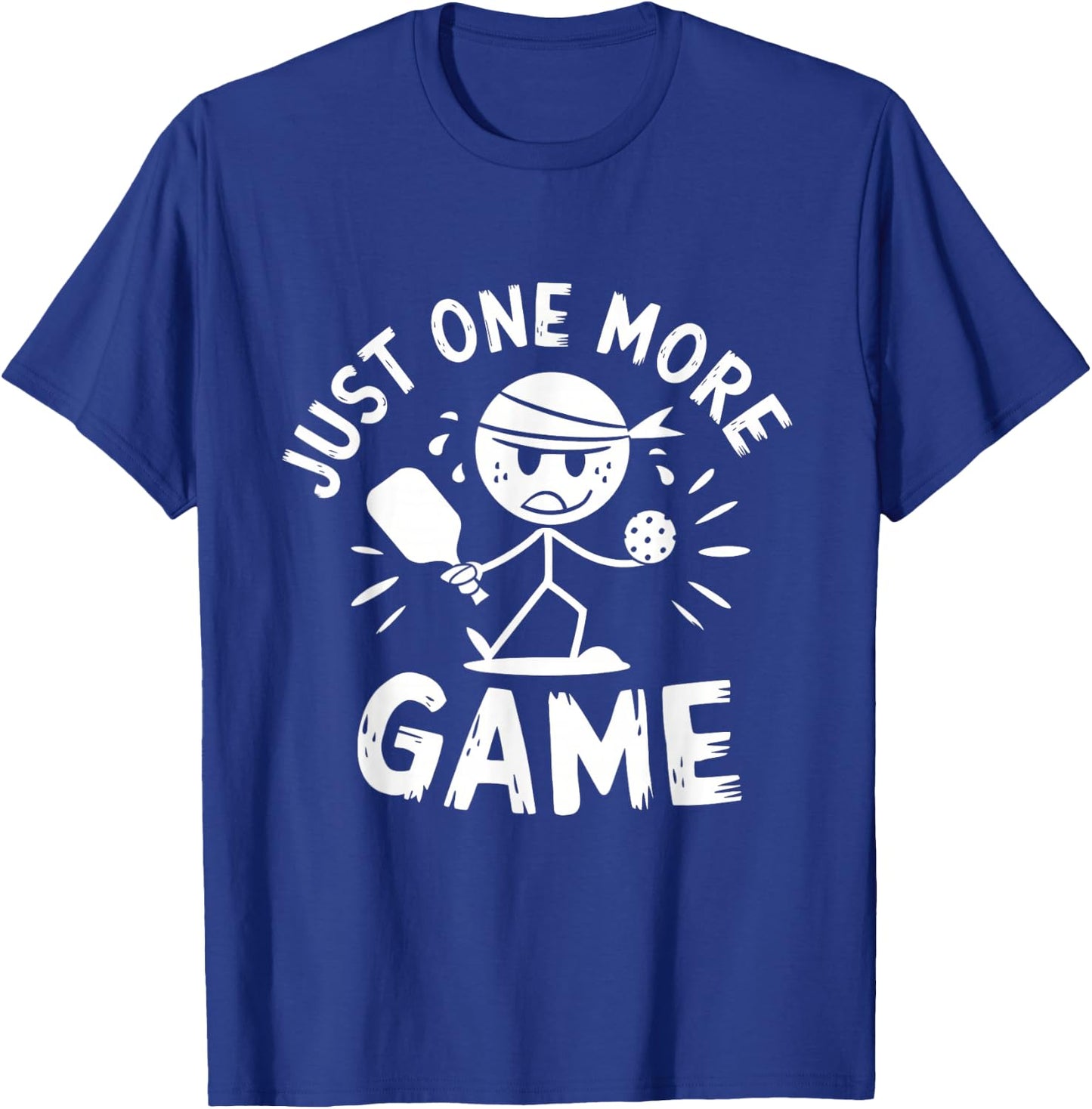 Just One More Game Pickleball T-Shirt - T-Shirt | Royal