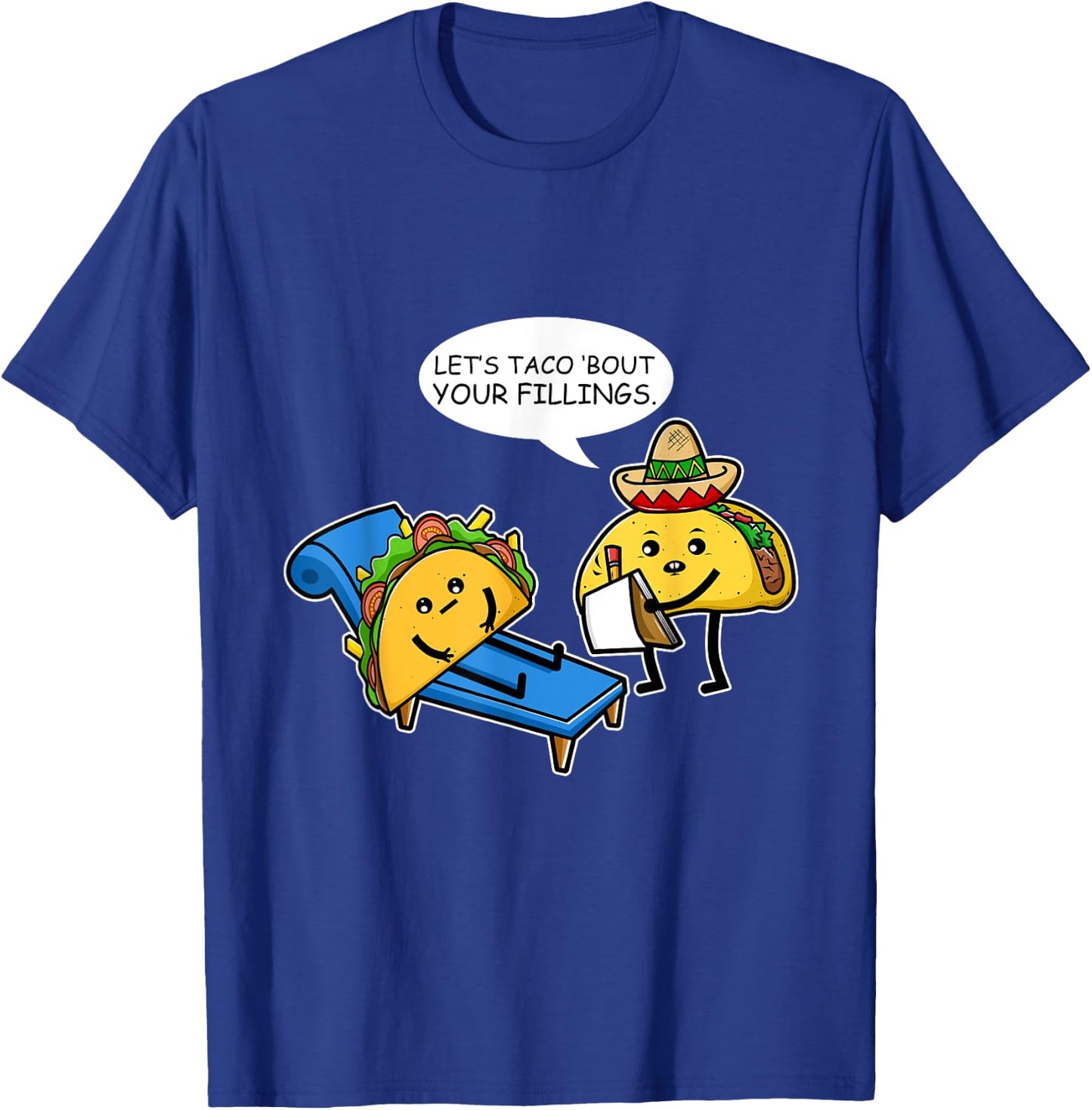 Mexican Taco Cinco De Mayo T-Shirt - T-Shirt | Royal