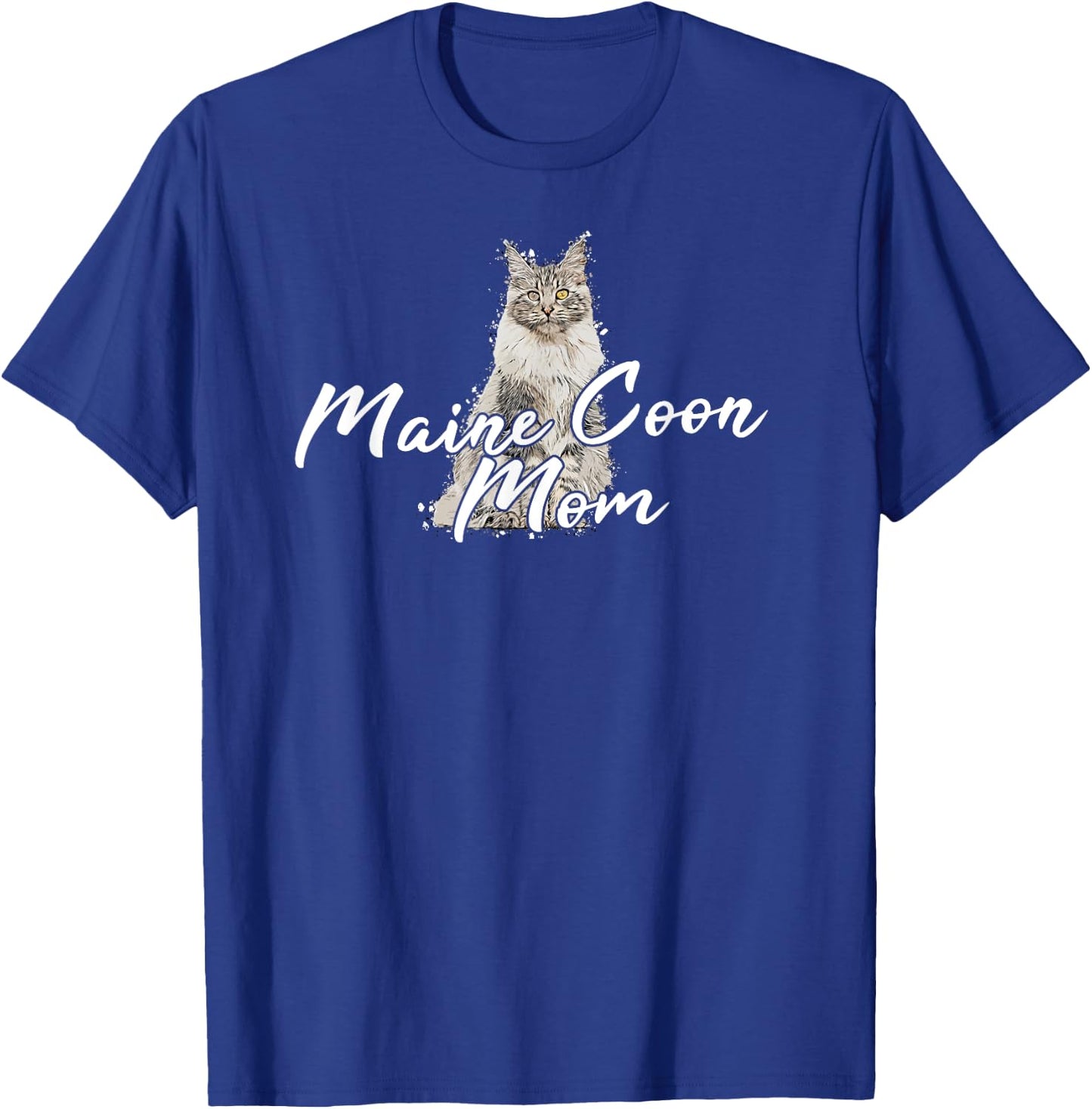 Maine Coon Cat Cats kitten Maine Coon Maine Coon Mom Men Women Girls Kids T-Shirt - T-Shirt | Royal