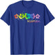 Roatan Watercolor Beach & Surf Women Girls Kids T-Shirt - T-Shirt | Royal