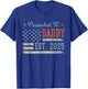 Parents To Be Gifts First Time 2025 Apparel Promoted To Daddy Est 2025 Daddy To Be T-Shirt - T-Shirt | Royal