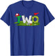 2nd Birthday Golf Theme 2 Year Old Kids Sport Party T-Shirt - T-Shirt | Royal