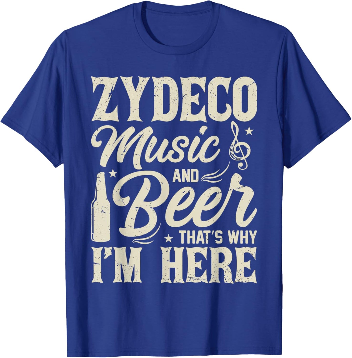 Zydeco Music Fan Celebration and Festivals T-Shirt - T-Shirt | Royal