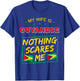 My Wife Is Guyanese Nothing Scares Me Guyana Heritage Proud T-Shirt - T-Shirt | Royal