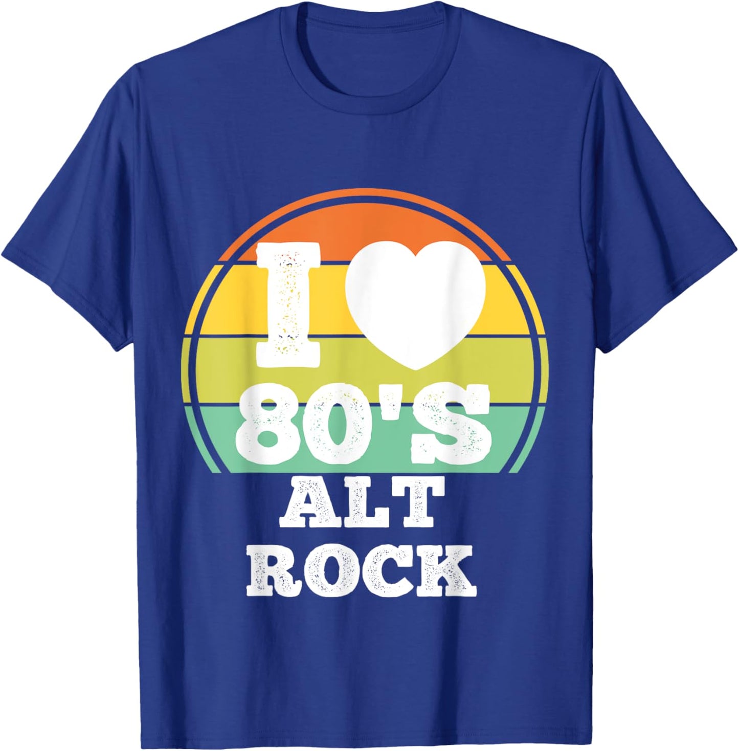 I Love 80s Alternative Rock Music 80's Party Concert Costume T-Shirt - T-Shirt | Royal
