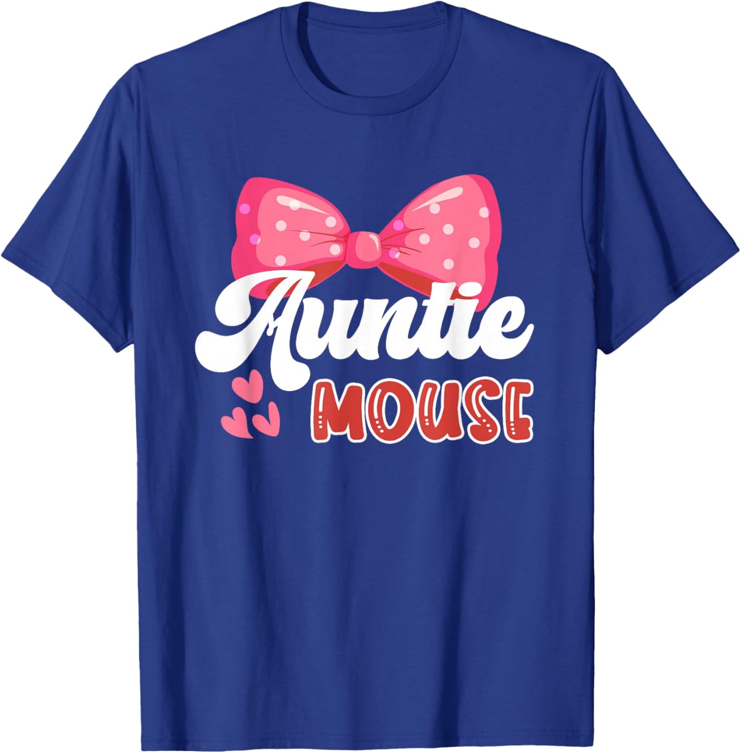 Cute Auntie Mouse | Nephew Niece | Aunt Women T-Shirt - T-Shirt | Royal