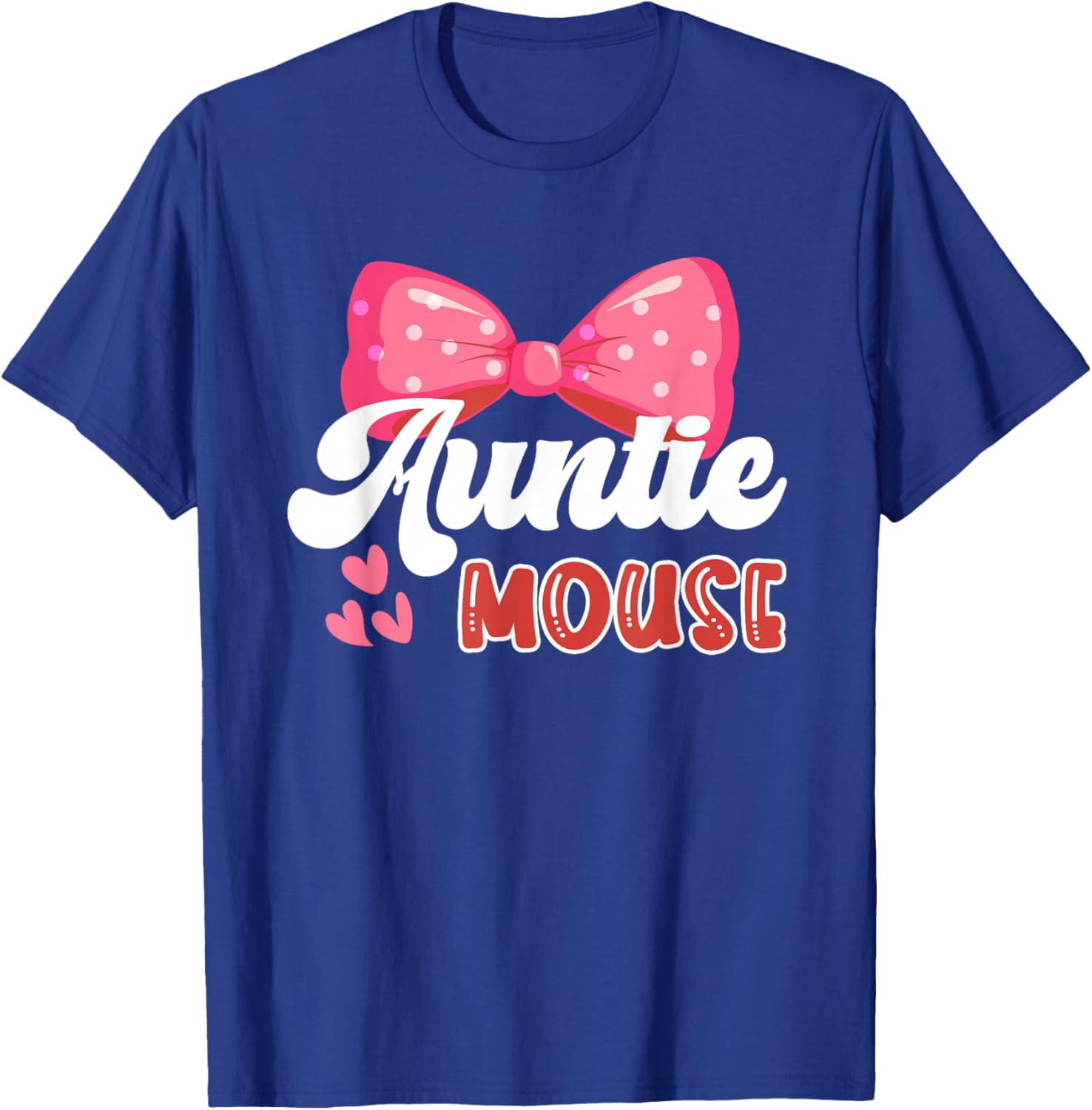 Cute Auntie Mouse | Nephew Niece | Aunt Women T-Shirt - T-Shirt | Royal