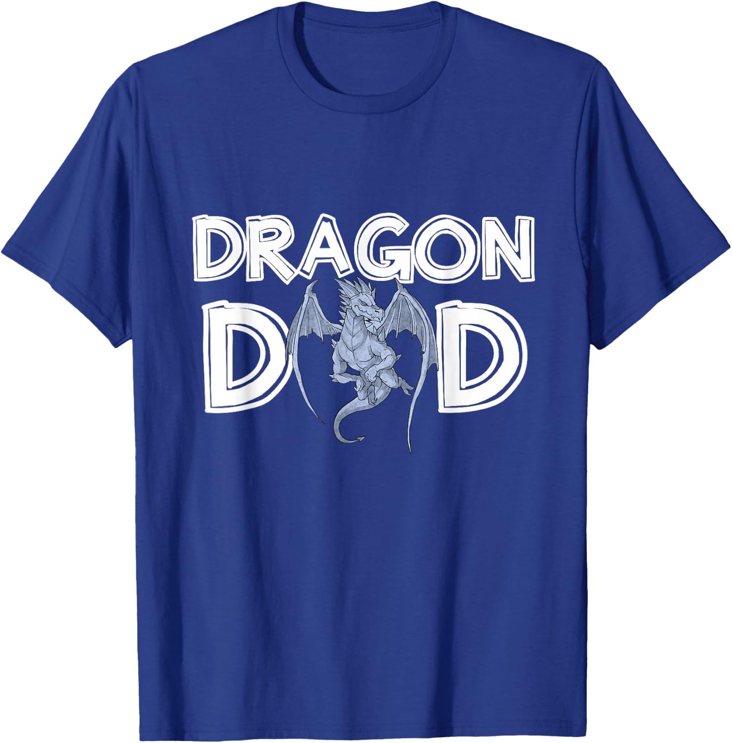 Dragon Dad Daddy Father's Day Gift Dragon T-Shirt - T-Shirt | Royal