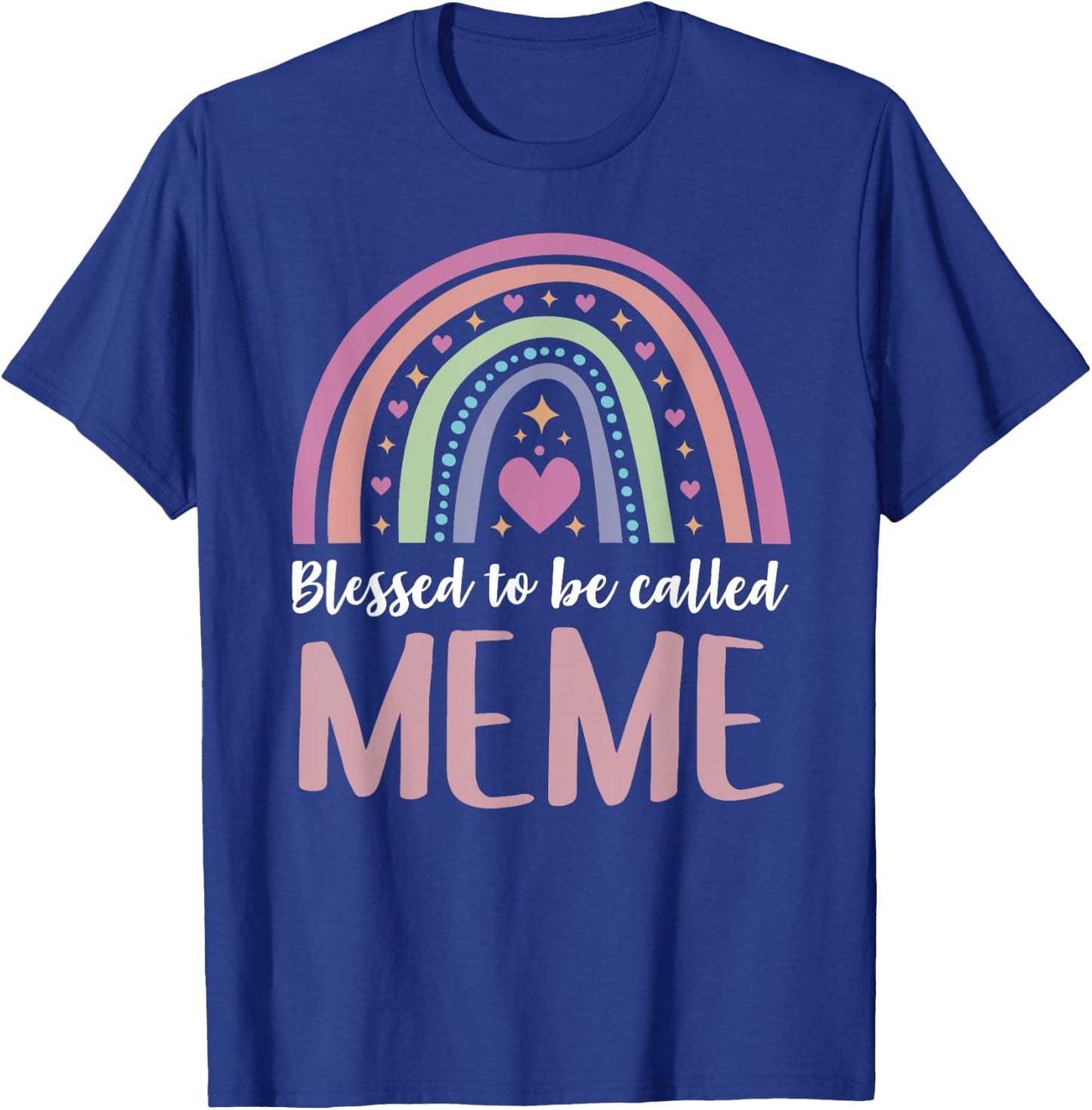 Meme Shirt for Grandma Women Mothers Day Blessed Meme T-Shirt - T-Shirt | Royal