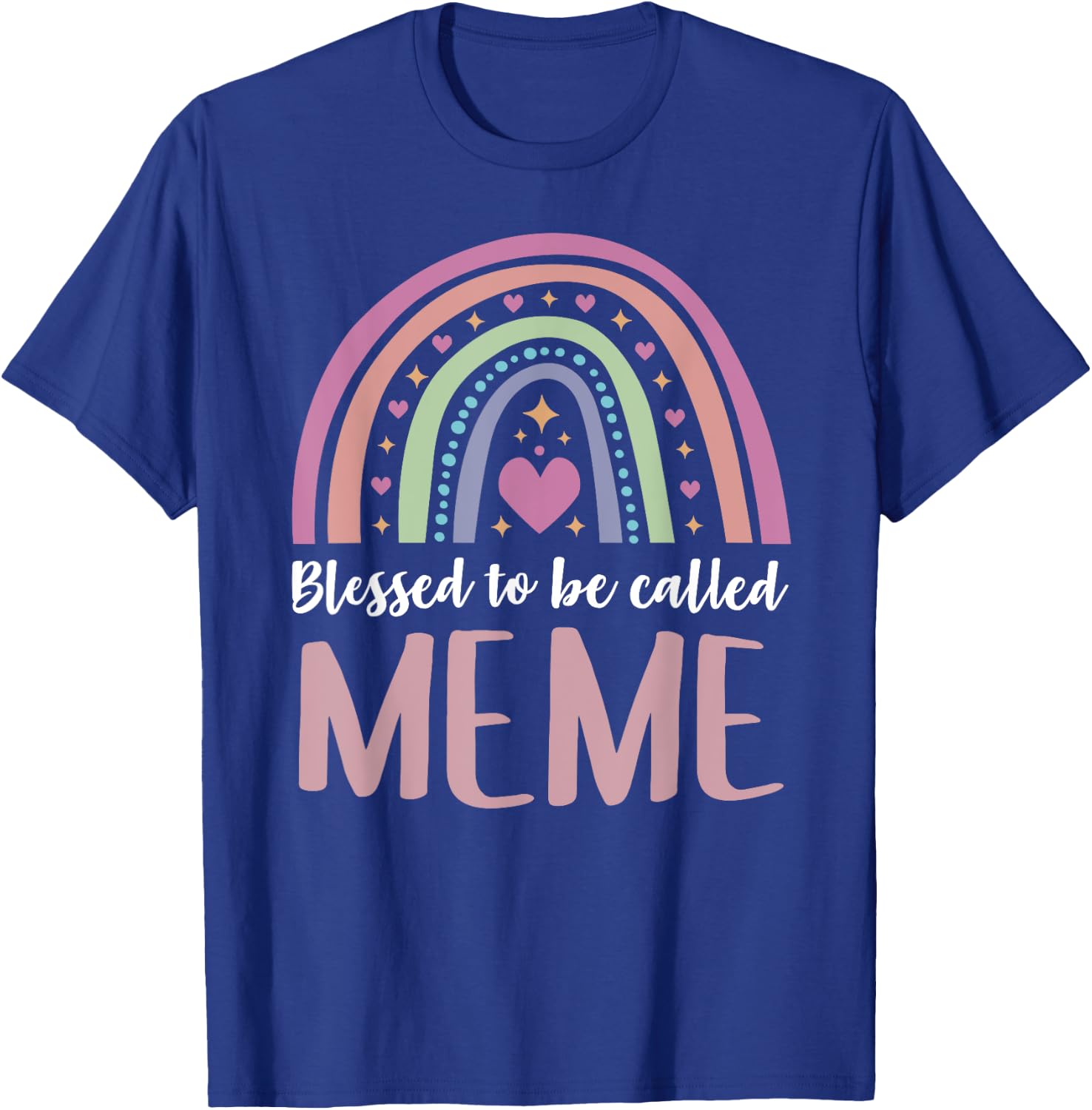 Meme Shirt for Grandma Women Mothers Day Blessed Meme T-Shirt - T-Shirt | Royal