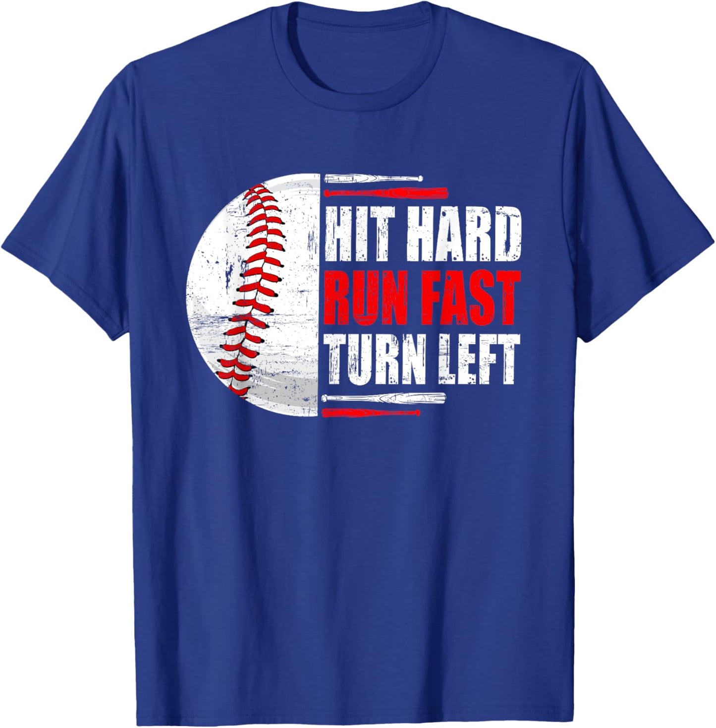 Vintage Baseball Lover Player Graphic Funny For Boys Men T-Shirt - T-Shirt | Royal