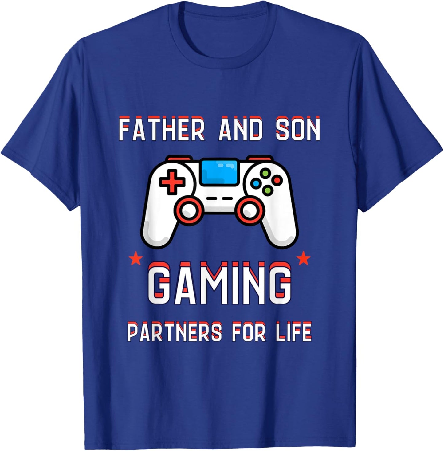 Father And Son Gaming Partners For Life Video Game Matching T-Shirt - T-Shirt | Royal