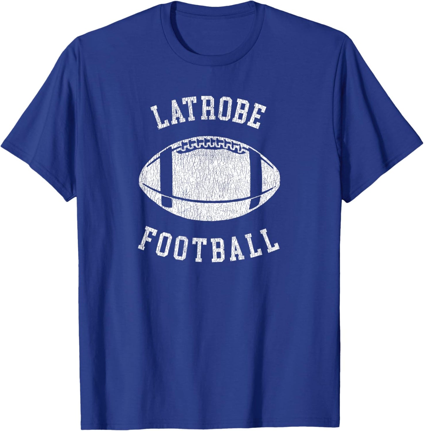 Latrobe Football Distressed Vintage 80's Throwback Classic T-Shirt - T-Shirt | Royal