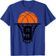 9 Years Basketball 9th Birthday T-Shirt - T-Shirt | Royal