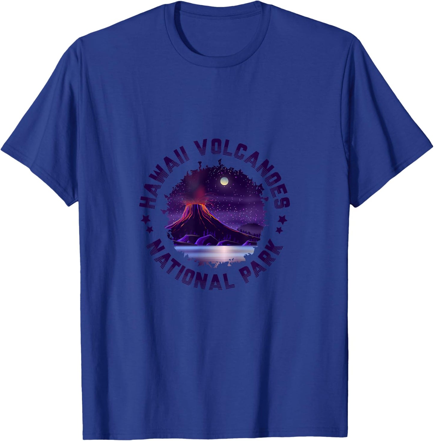 Moonlight Hawaii Volcanoes National Park T-Shirt - T-Shirt | Royal