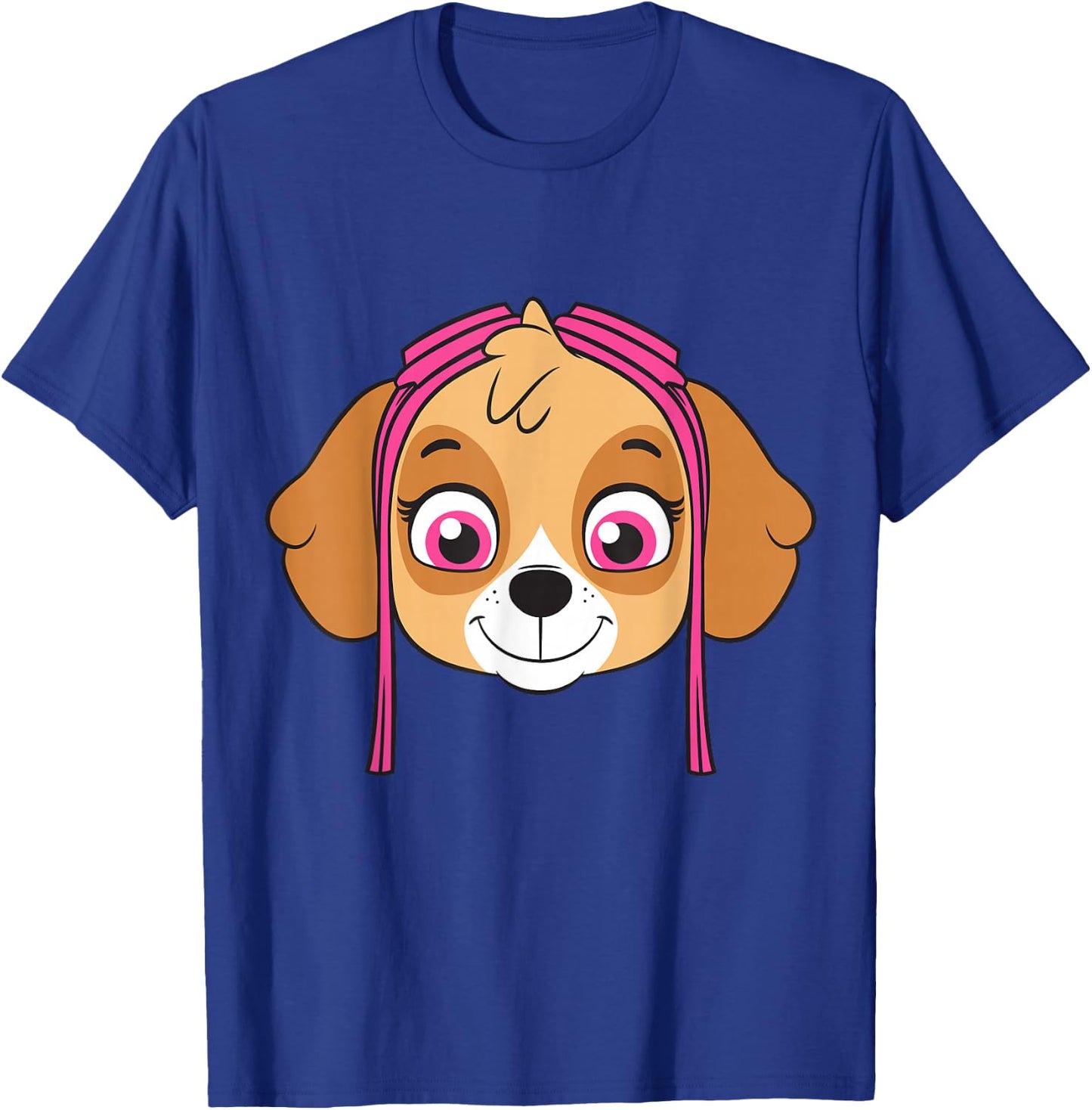 Skye Paw Patrol Face T-Shirt - T-Shirt | Royal
