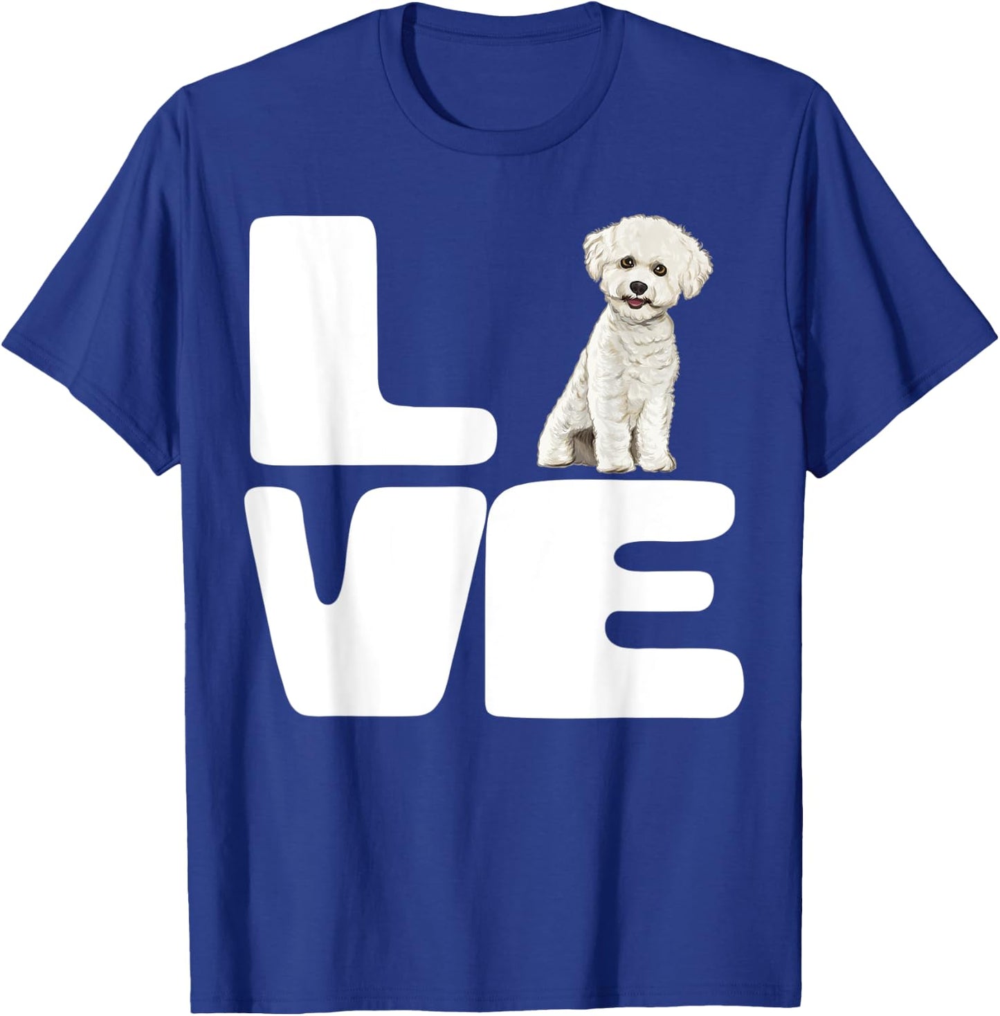 Love My Bichons Frise Dog Lover Gift Women T-Shirt - T-Shirt | Royal