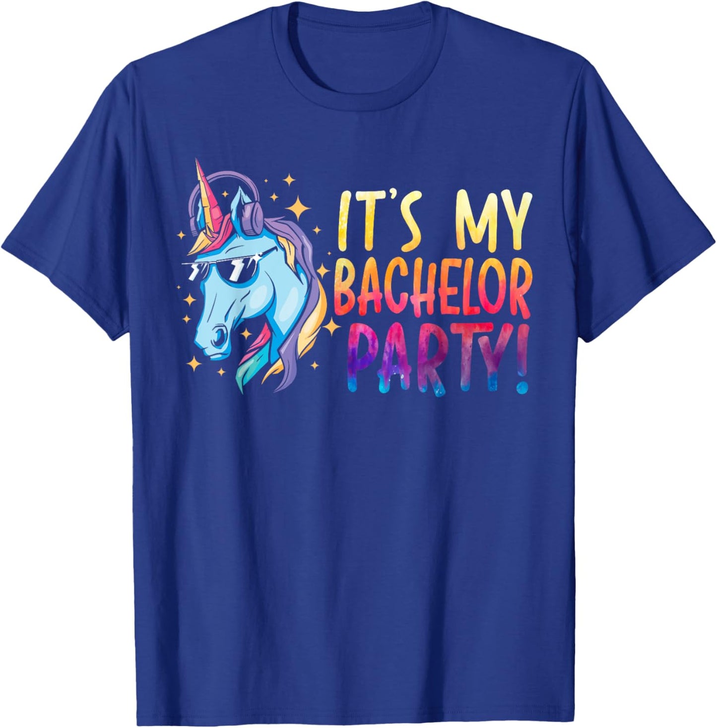 It's My Bachelor Party Unicorn Groom Marriage Wedding T-Shirt - T-Shirt | Royal