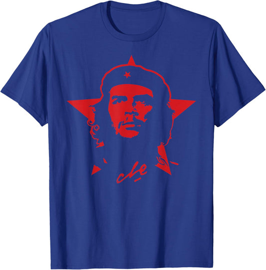 Che Guevara Star Revolution Rebel Cuba Patriotic Red T-Shirt - T-Shirt | Royal