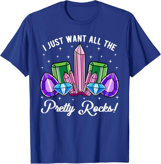 Geology Geologist Earth Scientist Mineral Rock Lovers T-Shirt - T-Shirt | Royal