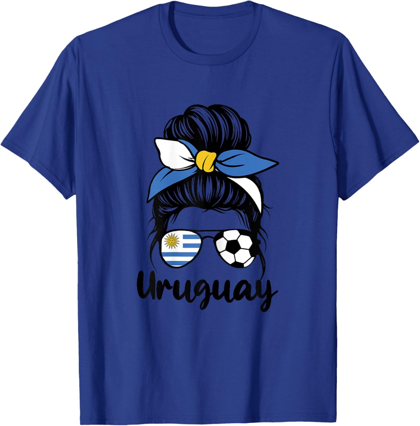 Uruguay Flag Women Mujeres Proud Uruguayan Fans Supporters T-Shirt - T-Shirt | Royal