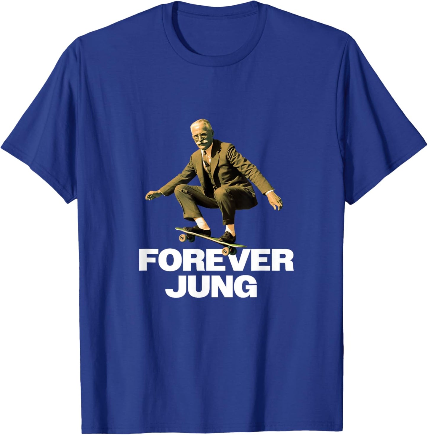 Forever Jung - Funny Psychoanalyst Design T-Shirt - T-Shirt | Royal
