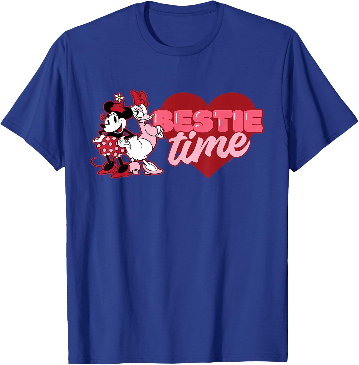 Disney Minnie & Daisy Valentine’s Day Bestie Time Matching T-Shirt - T-Shirt | Royal