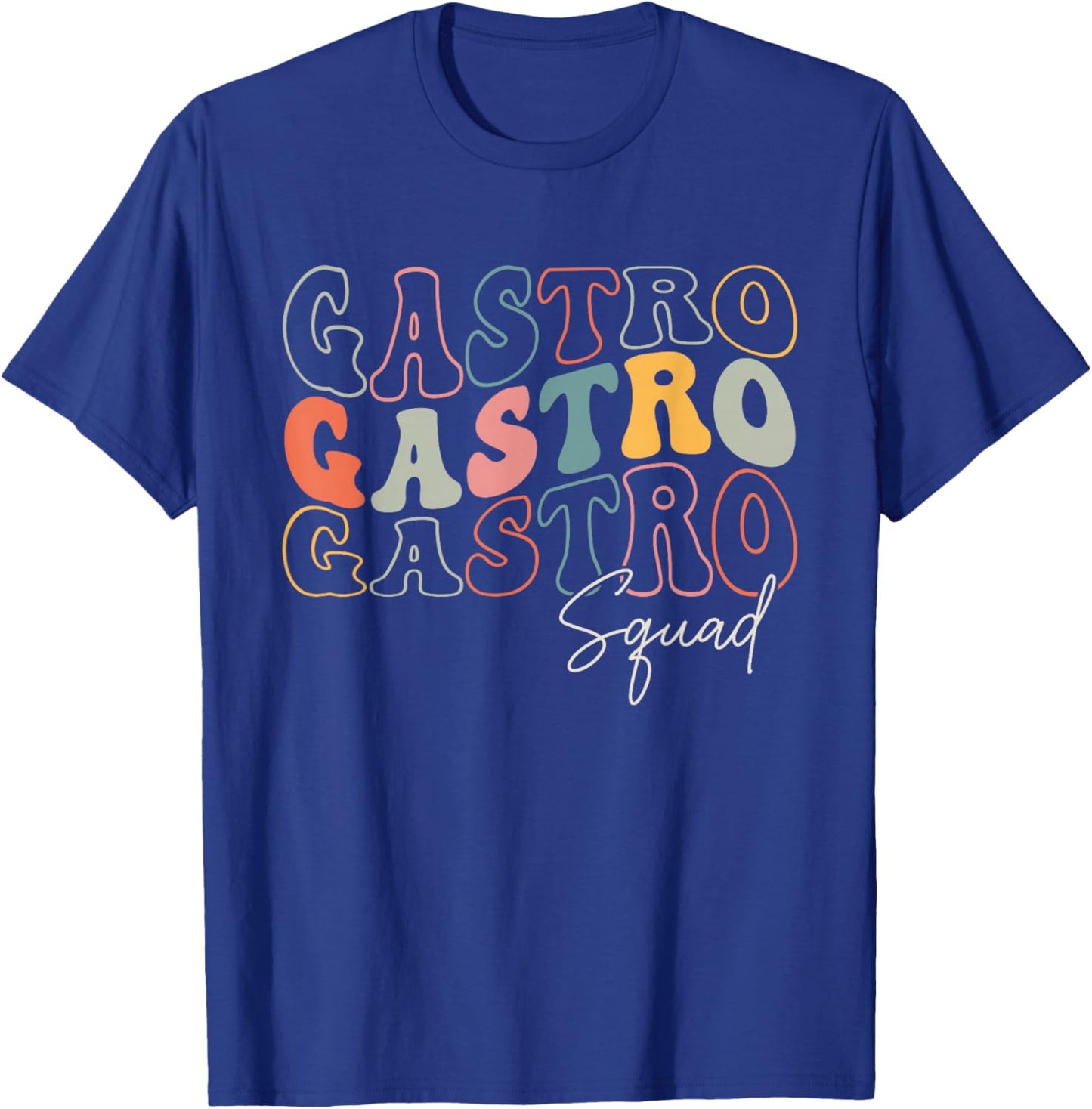 Gastro Squad Retro Groovy Design For Doctor Gastroenterology T-Shirt - T-Shirt | Royal
