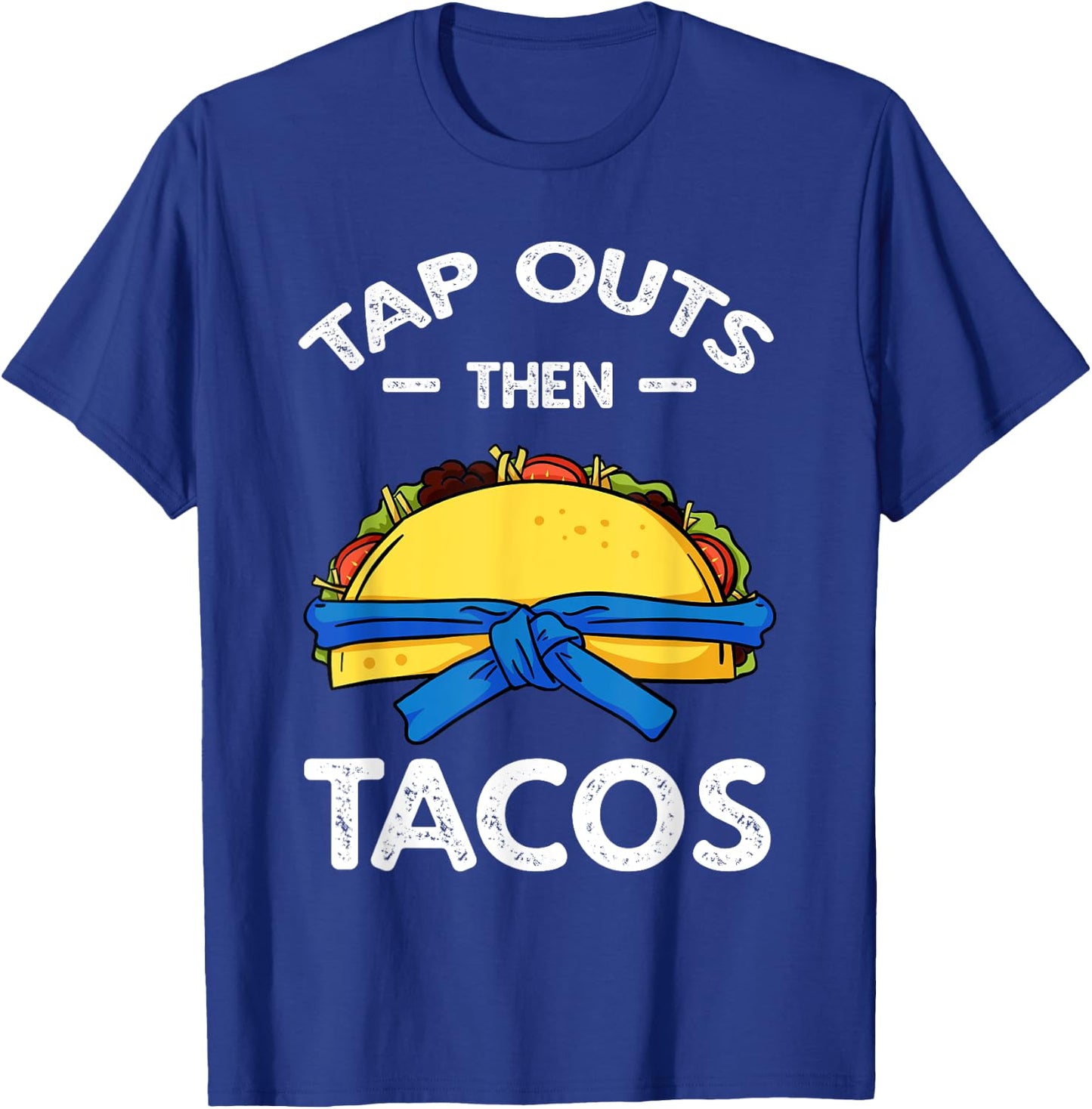 Jiu Jitsu Martial Arts Taco Jujutsu Cinco De Mayo Ju-Jitsu T-Shirt - T-Shirt | Royal