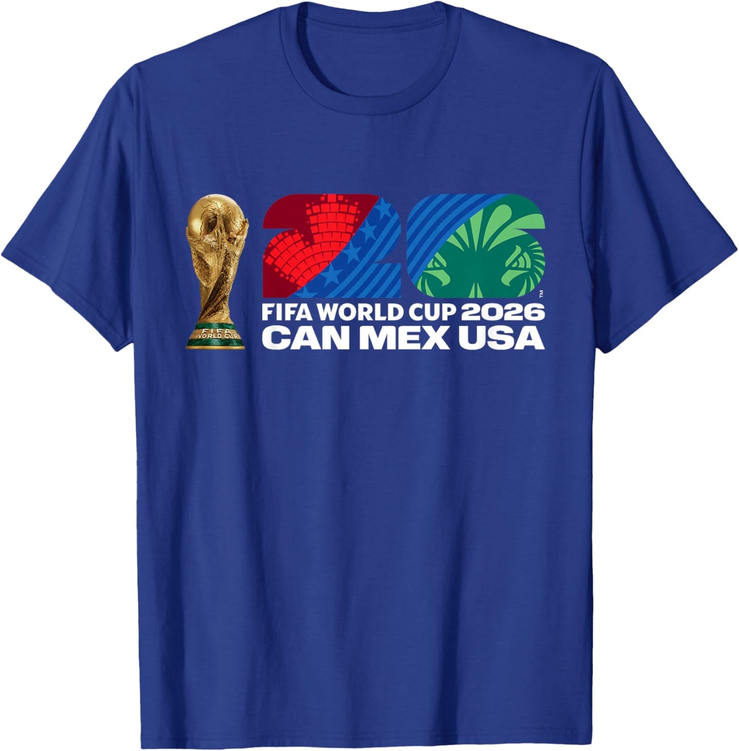 Kids FIFA World CUP26 FIFA Host Country Trophy Color T-Shirt - T-Shirt | Royal