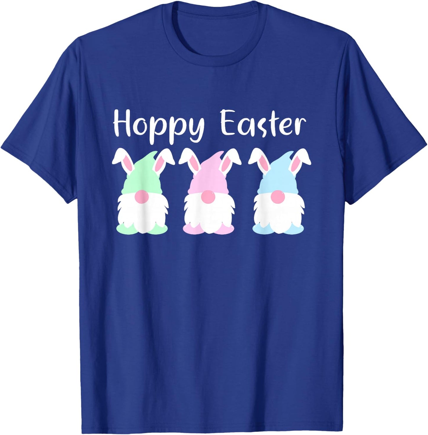 Easter Bunny Gnome Shirt Happy Easter Pun Spring Decor T-Shirt - T-Shirt | Royal