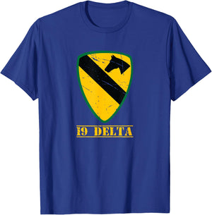 1st Cavalry Division Shirt America's First Team T-Shirt - T-Shirt | Royal