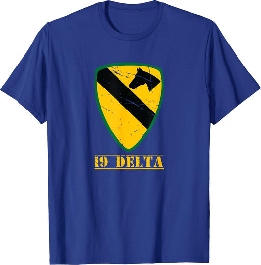 1st Cavalry Division Shirt America's First Team T-Shirt - T-Shirt | Royal